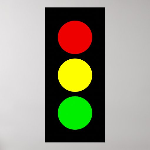 Stoplight Poster Zazzle