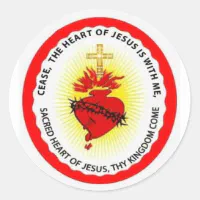 Sacred Heart of Jesus Christ Catholic Sticker 