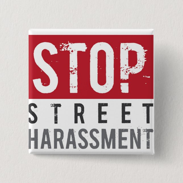 StopStreetHarassmentButton Button (Front)