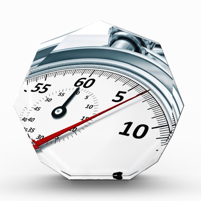 stopwatch acrylic award (Front)