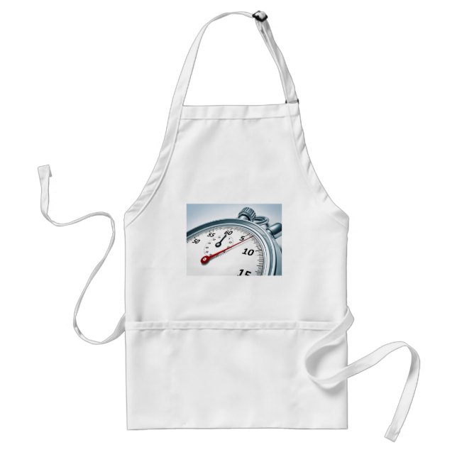 stopwatch adult apron (Front)