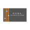Storage Business Card Box Gray Orange