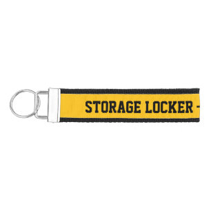 Storage Locker Wrist Keychain