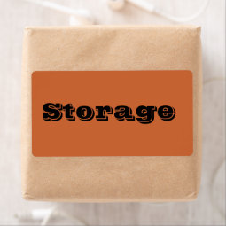 Storage Moving Labels in Rust | Zazzle