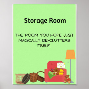 Storage Room.  Poster