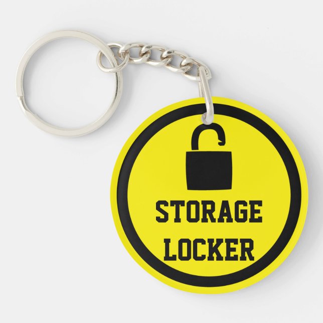 Storage Space Locker Keychain (Front)