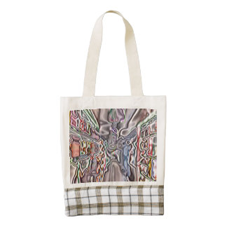 Store abstract pattern zazzle HEART tote bag