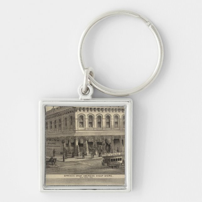 Store, brewery, San Jose Keychain (Front)