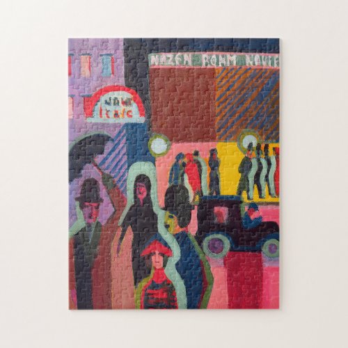 Store in the Rain  Ernst Ludwig Kirchner Jigsaw Puzzle