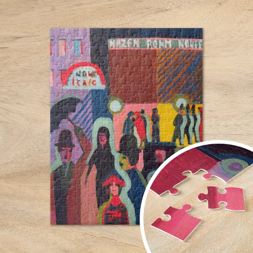 Store in the Rain  Ernst Ludwig Kirchner Jigsaw Puzzle