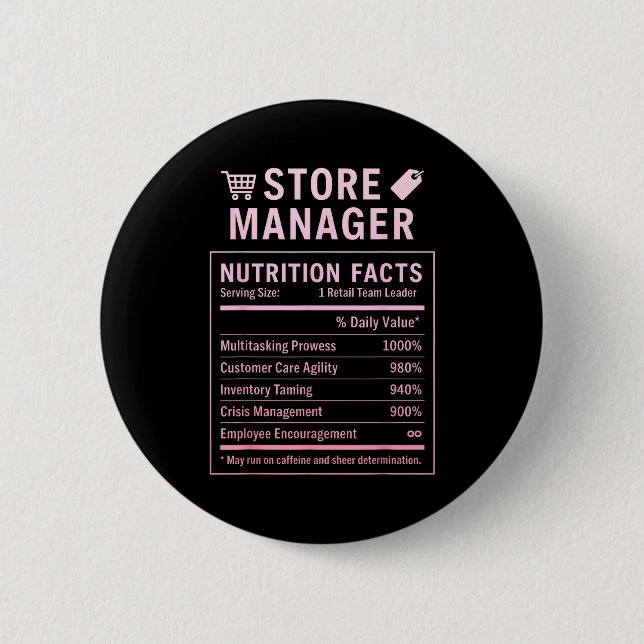Store Manager  Button (Front)