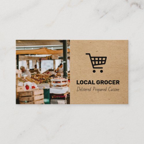 Store Manager  Food Delivery  Farmers Market Business Card