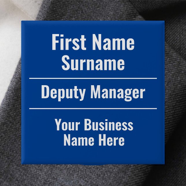 Store Manager or Shop Worker Button (Creator Uploaded)