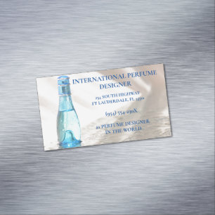 Store/Manufacturer/Design perfume bottle Business Card Magnet