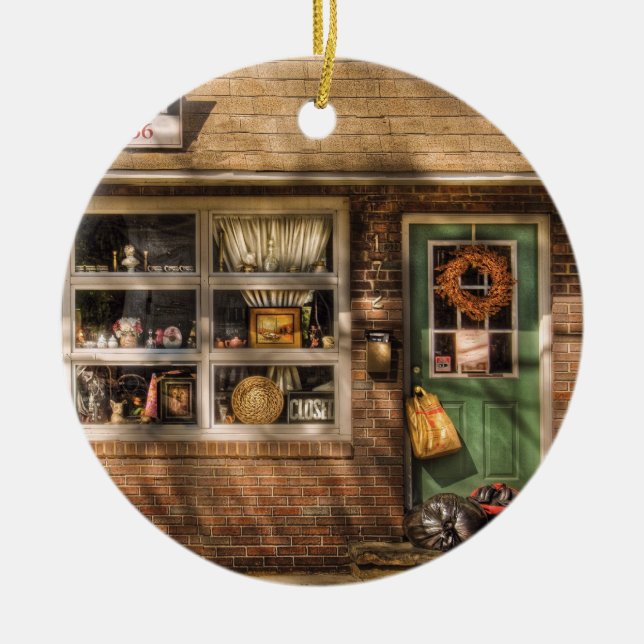 Store -  The Thrift Shop Ceramic Ornament (Front)