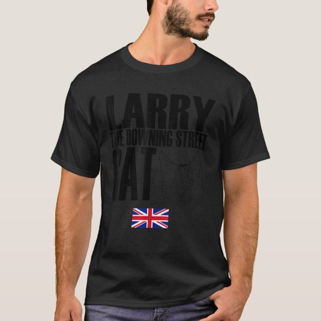Storecastle Larry the Downing Street Cat UK T-Shirt (Front)