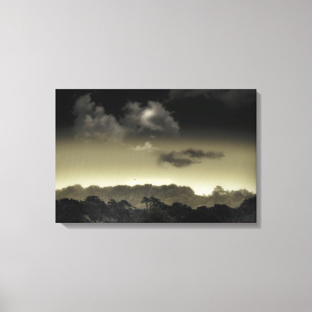 Stored in the Cloud Canvas Print (Front)