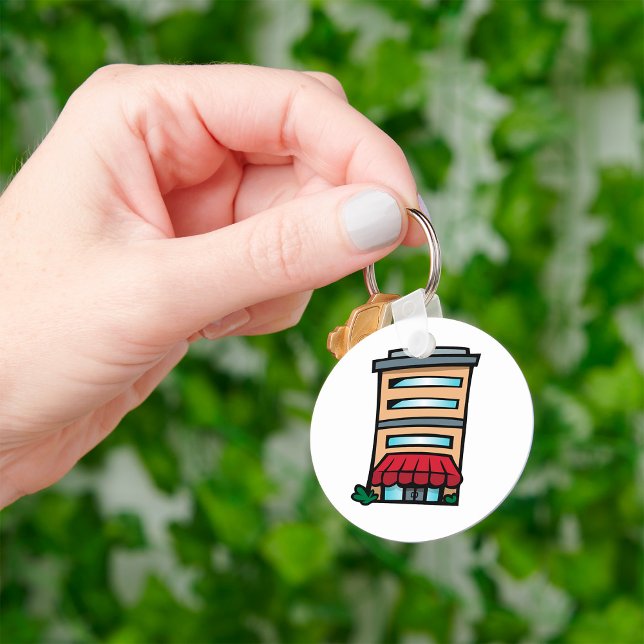 Storefront and Office Building Keychain (Creator Uploaded)