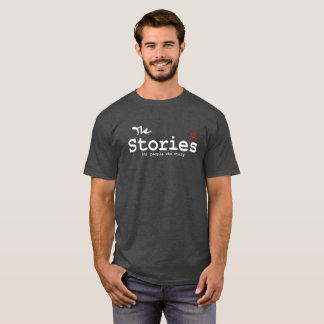 Storiers - Charcoal Tee with White Letter Logo