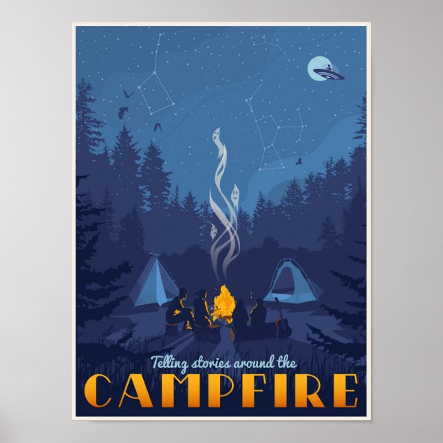 Stories by the Campfire Poster (Front)