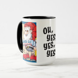 Stories of a Swedish Elf Mug - cover and stickers