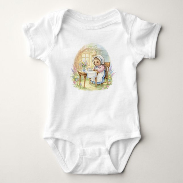  Stories of My Childhood. Very Cozy at the Hedgeho Baby Bodysuit (Front)