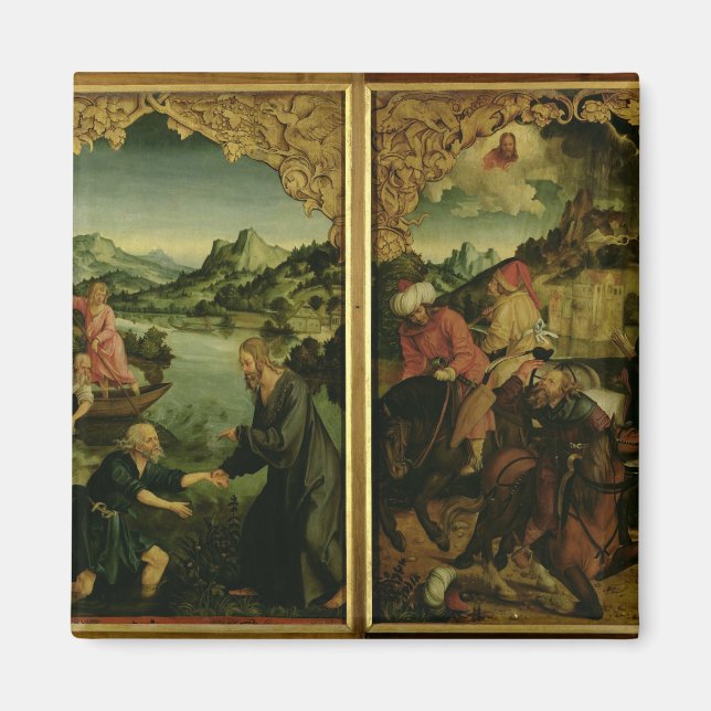 Stories of S.S. Peter and Paul altarpiece: detail Magnet (Front)
