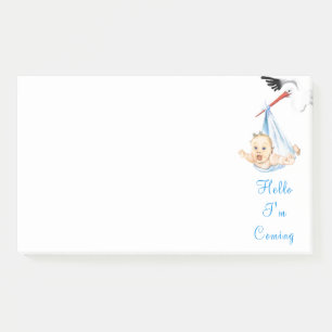 Stork and Baby Post-it® Notes Funny