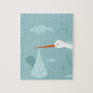 Stork and the kid jigsaw puzzle