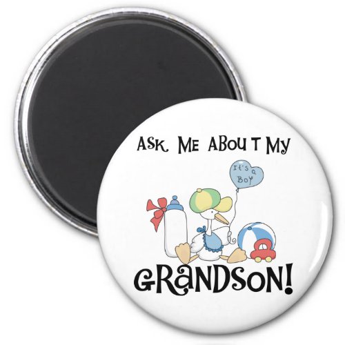Stork Ask About Grandson Magnet