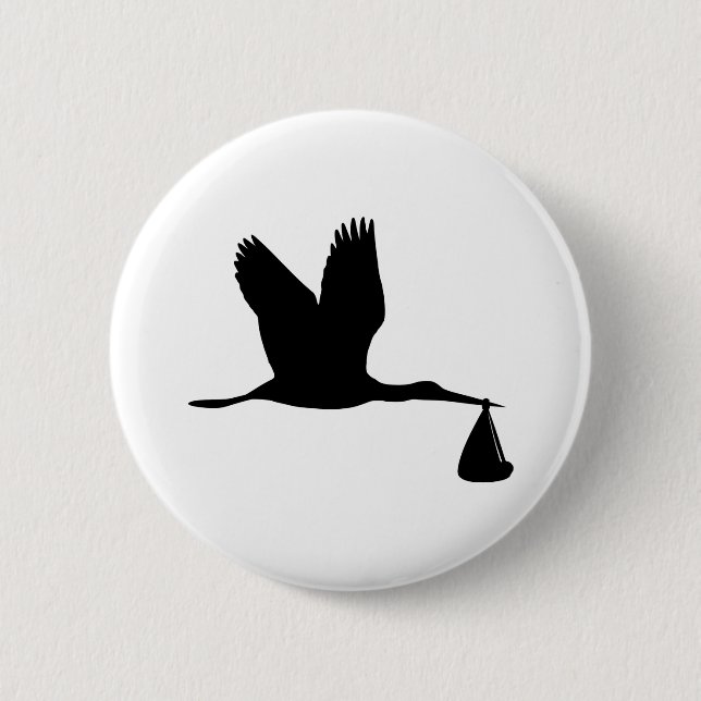 Stork - Baby Button (Front)