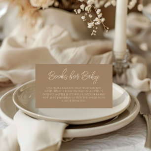 Stork Baby Delivery Gender Reveal Books for Baby Enclosure Card