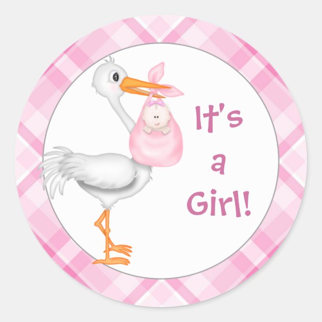 stork baby announcement