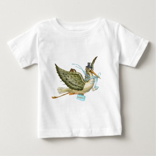 STORK BABY SHOWER BABY T_Shirt