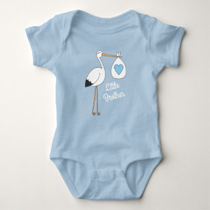 Stork Baby Shower Blue Boy Bodysuit