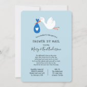 Stork Baby Shower by Mail Invitation (Front)