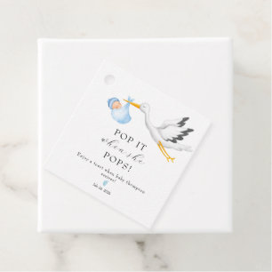 Stork   Baby Shower Favor Tags