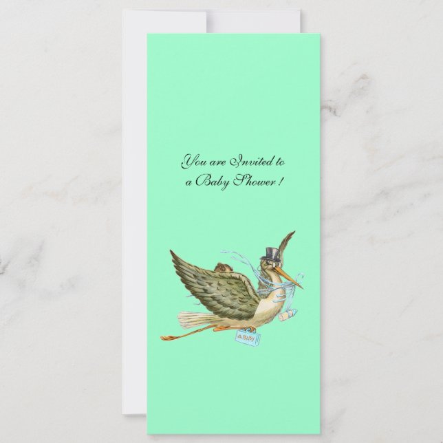 STORK BABY SHOWER INVITATION (Front)