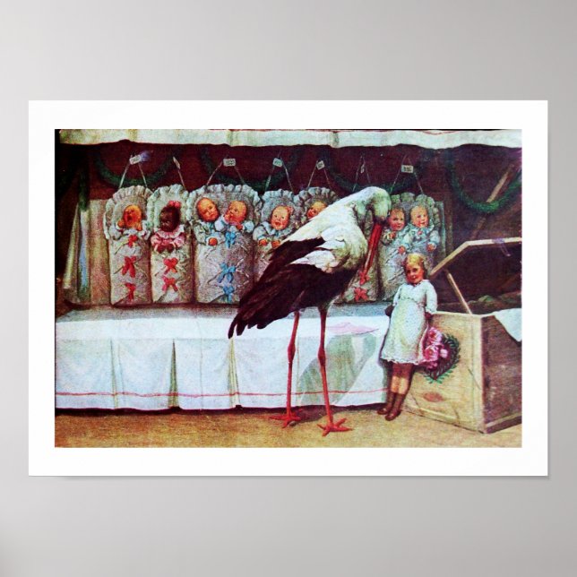 STORK BABY SHOWER  New Babies Poster (Front)