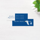 Stork Baby Shower Small Registry Card - Blue (Desk)