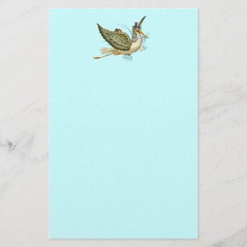 STORK BABY SHOWER STATIONERY