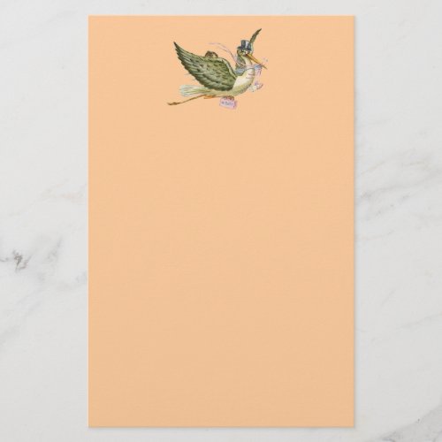 STORK BABY SHOWER STATIONERY