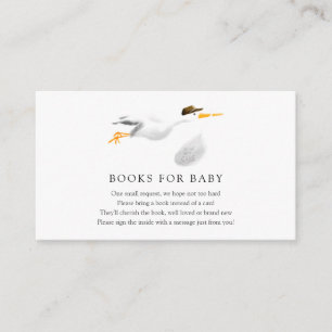 Stork Books for Baby insert card