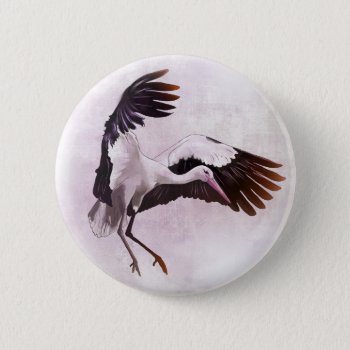 Stork Button by jamierushad at Zazzle