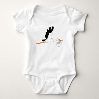 Stork delivering Baby Bodysuit