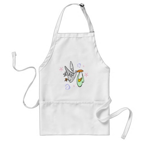 Stork Delivers Baby Apron