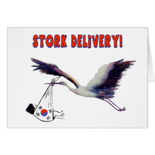 Stork Delivery! Adoption from Korea Homecoming Cards