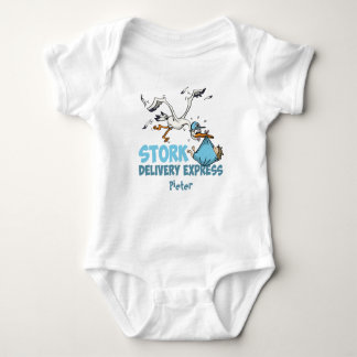 Stork Delivery – Gepersonaliseerde baby romper 