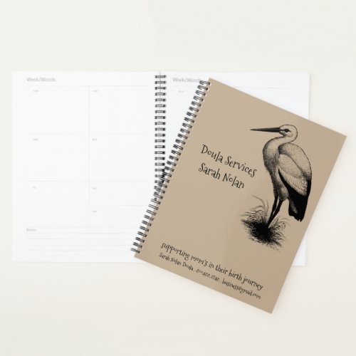 Stork Doula Promotional Business Planner