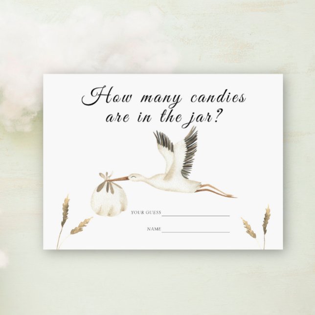 Stork - Guess how many candies game Enclosure Card (Creator Uploaded)